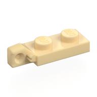 Деталь LEGO Hinge Plate 1 x 2 Locking with 1 Finger On End, without Groove, Песочный