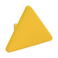 Деталь LEGO Road Sign Clip-on 2.2 x 2.667 Triangular with Open O Clip, Желтый