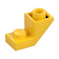 Деталь LEGO Скос перевёрнутый 45° 2 x 1, с вырезом 2/3, Желтый