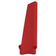 Деталь LEGO Technic Panel Fairing Long Smooth Inverted, Side A #40, Красный