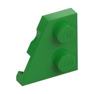 Деталь LEGO LEFT PLATE 2x2 27 DEG, Ярко-зеленый