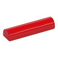Деталь LEGO Кирпичик изогнутый двойной изогнутый верхний 1 x 4 x 2/3, без штырьков, Красный