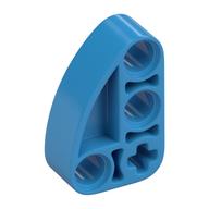 Деталь LEGO Technic Beam 2 x 3 L-Shape with Quarter Ellipse Thick, Темно-лазурный