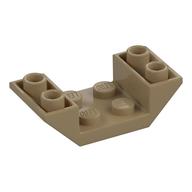Деталь LEGO Скос перевёрнутый двойной 45° 4 x 2, Темно-песочный