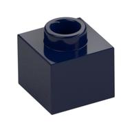 Деталь LEGO Пластина 1 x 1 x 2/3, с открытым штырьком, Темно-синий