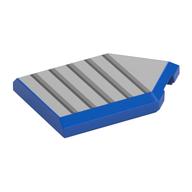 Деталь LEGO Tile Special 2 x 3 Pentagonal with Light Bluish Grey Surface, Dark Bluish Grey/Black Lines print, Голубой