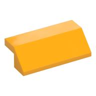 Деталь LEGO Скос 45° 2 x 4, с перевёрнутым вырезом 2/3 и без штырька, Ярко-светло-оранжевый