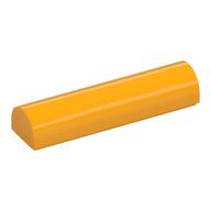 Деталь LEGO Кирпичик изогнутый двойной изогнутый верхний 1 x 4 x 2/3, без штырьков, Ярко-светло-оранжевый