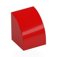Деталь LEGO Кирпичик изогнутый 1 x 1, Красный