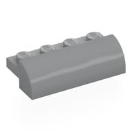 Деталь LEGO Кирпичик изогнутый 2 x 4 x 1, Светлый сине-серый