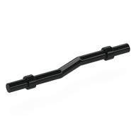 Деталь LEGO Bar 6L with Stop Rings and Double Bent, Черный