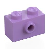 Деталь LEGO Brick Special 1 x 2 with 1 Center Stud on 1 Side, Средне-лавандовый