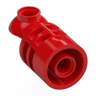 Деталь LEGO Brick Round 2 x 2 D. Tube with Rotation Joint Ball Half, Красный