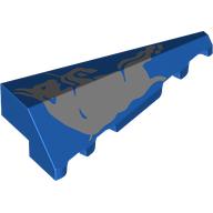 Wedge Sloped 2 x 5 Right with Silver Bull print