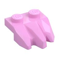 Деталь LEGO DESIGN, PLATE 2X3, ROCK, NO. 1, Ярко-розовый