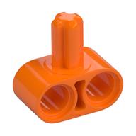Деталь LEGO Technic Beam 1 x 2 with Axle on Side, Оранжевый