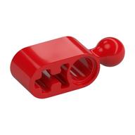 Деталь LEGO Technic Beam 1 x 2 with Towball Straight, Красный