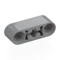 Деталь LEGO Technic Beam 1 x 3 Thick with Center Axle Hole, Светлый сине-серый