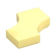 Деталь LEGO Tile Special 2 x 2 with 2 Quarter Round Cutouts, Ярко-светло-желтый