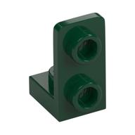 Деталь LEGO Кронштейн перевёрнутый 1 x 1 - 1 x 2, Темно-зеленый