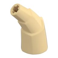 Деталь LEGO Animal Body Part, Horn Stacked 45 deg. with Axle Connectors, Песочный