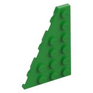 Деталь LEGO Пластина-клин левая 6 x 4, Ярко-зеленый