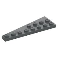 Деталь LEGO Wedge Plate 8 x 3, 8° Right, Темный сине-серый