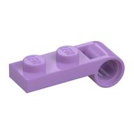 Деталь LEGO Пластина специальная 1 x 2, с отверстием под штифт сбоку, Средне-лавандовый