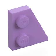 Деталь LEGO Пластина правая 2 x 2 27deg, Средне-лавандовый