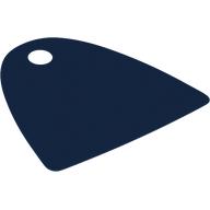 Деталь LEGO CAPE, 1 HOLE, NO. 5, Темно-синий