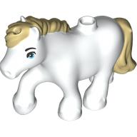 Animal, Pony with Tan Mane, Tail pattern