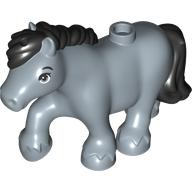 Animal, Pony with Black Mane, Tail pattern