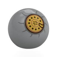 Деталь LEGO Technic Ball Joint with Gold Telephone Dial print, Светлый сине-серый