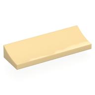 Деталь LEGO Скос изогнутый перевёрнутый 2 x 6, Песочный