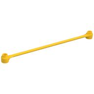 Деталь LEGO Flexible Rubber String Studded Ends [Liana] 13L, Желтый