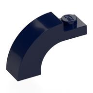 Деталь LEGO Кирпичик-арка изогнутая верхняя 1 x 3 x 1 2/3, Темно-синий
