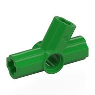 Деталь LEGO Technic Axle and Pin Connector Angled Triple - 60°, Ярко-зеленый