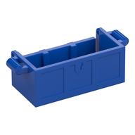 Деталь LEGO Treasure Chest Bottom with Rear Slots, No Groove, Голубой