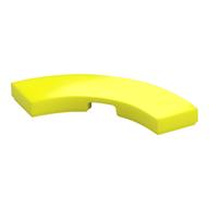 Деталь LEGO Tile 3 x 3 Curved, Macaroni, Насыщенный желтый