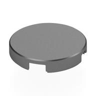 Tile Round 2 x 2 with Bottom Stud Holder with Bugatti Logo & Six Bolts Print