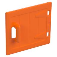 Деталь LEGO Duplo Wooden Lid / Door, Оранжевый