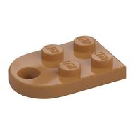 Деталь LEGO Пластина специальная 3 x 2, с отверстием, Средне-темный телесный