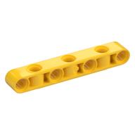 Деталь LEGO Technic Beam 1 x 7 Thick with Alternating Holes, Желтый