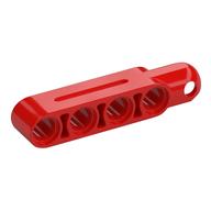 Деталь LEGO Technic Steering Arm 5 x 1 with Towball Socket (Type2), Красный