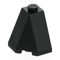 Деталь LEGO Wedge Sloped 65° 2 x 2 x 2 Corner, Черный