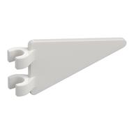 Деталь LEGO Flag 2 x 4 Triangle, Белый
