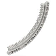 Деталь LEGO 1/4 CIRCLE GEAR RACK 11X11, Белый