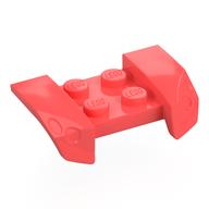 Деталь LEGO Крыло 2 x 4, Коралловый