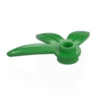 Деталь LEGO Plant, Round 3 x 3 - 3 Leaves, Ярко-зеленый