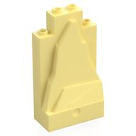 Деталь LEGO Каменная панель 2 x 4 x 6, Ярко-светло-желтый